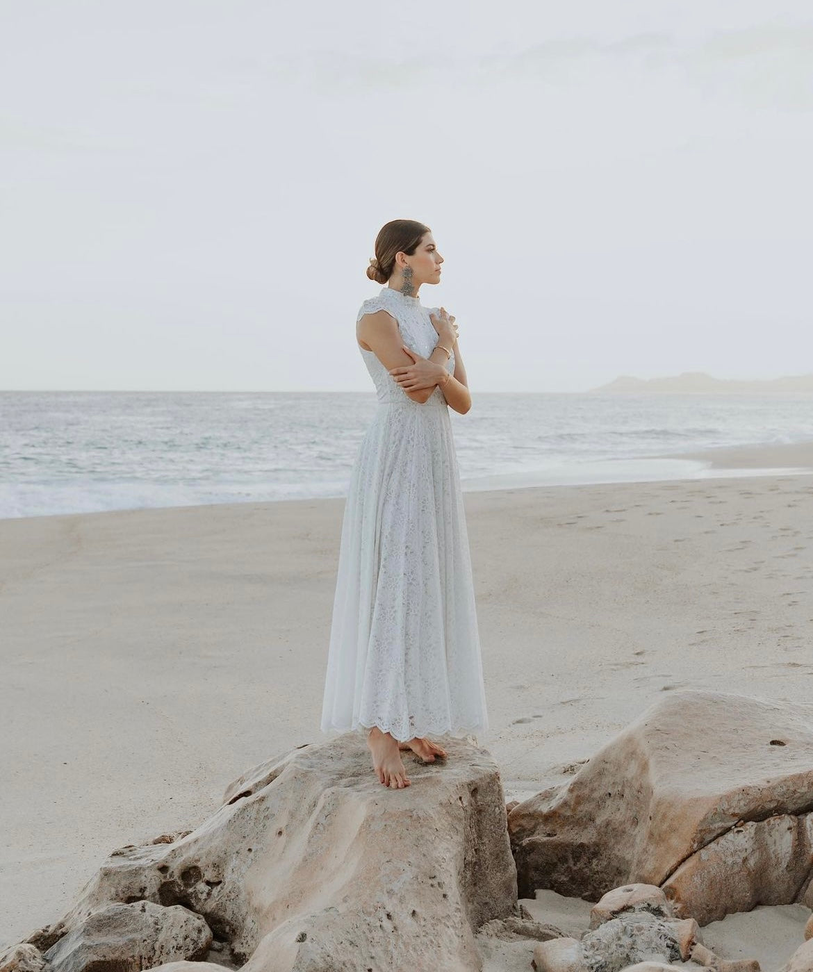 VESTIDO BORDADO BLANCO