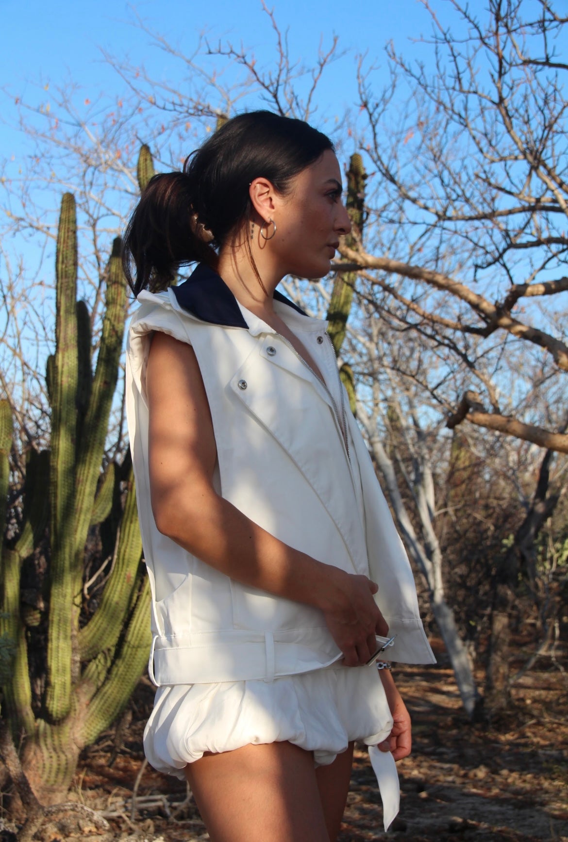 CHALECO OVERSIZED BLANCO