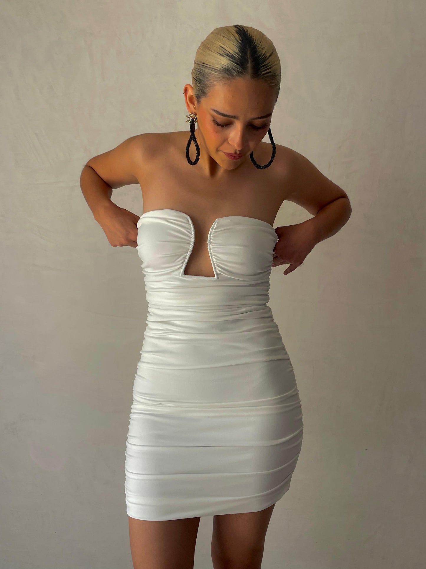 HAILEY STRAPLESS DRESS