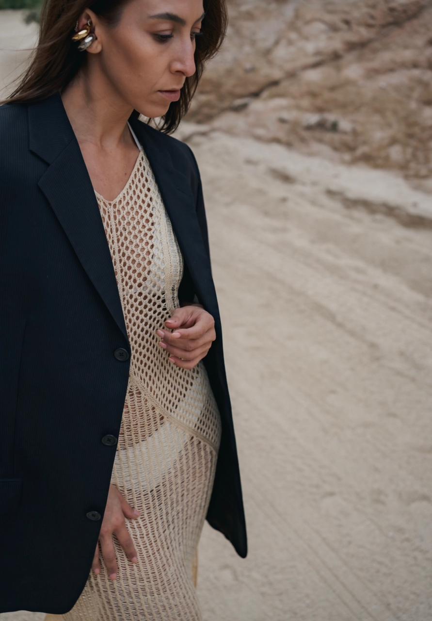 VESTIDO COVER UP NUDE