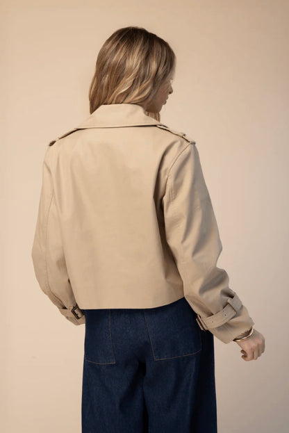 SACO CORTE GABARDINA