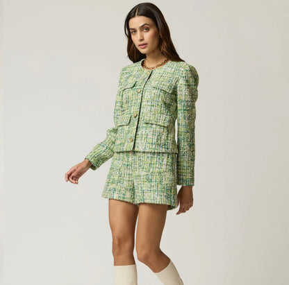 SET TWEED VERDE