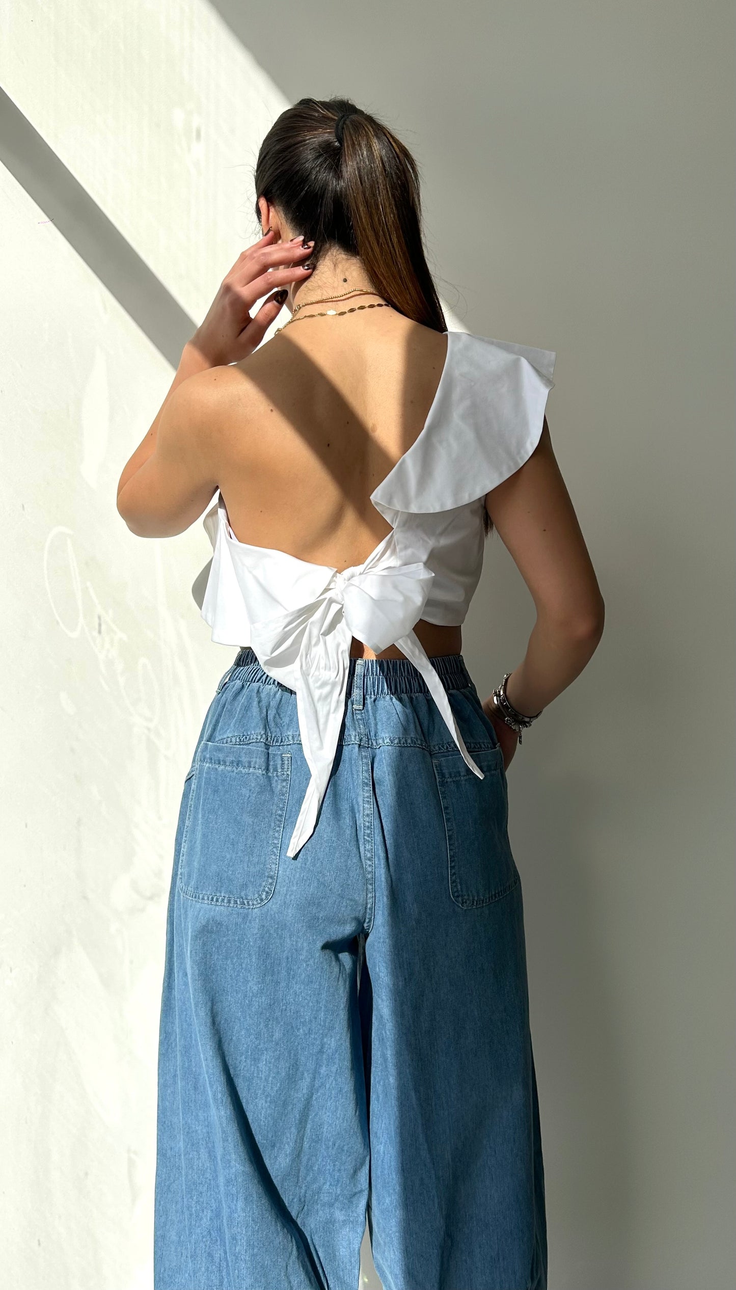 PANTALON BOMBACHO MEZCLILLA