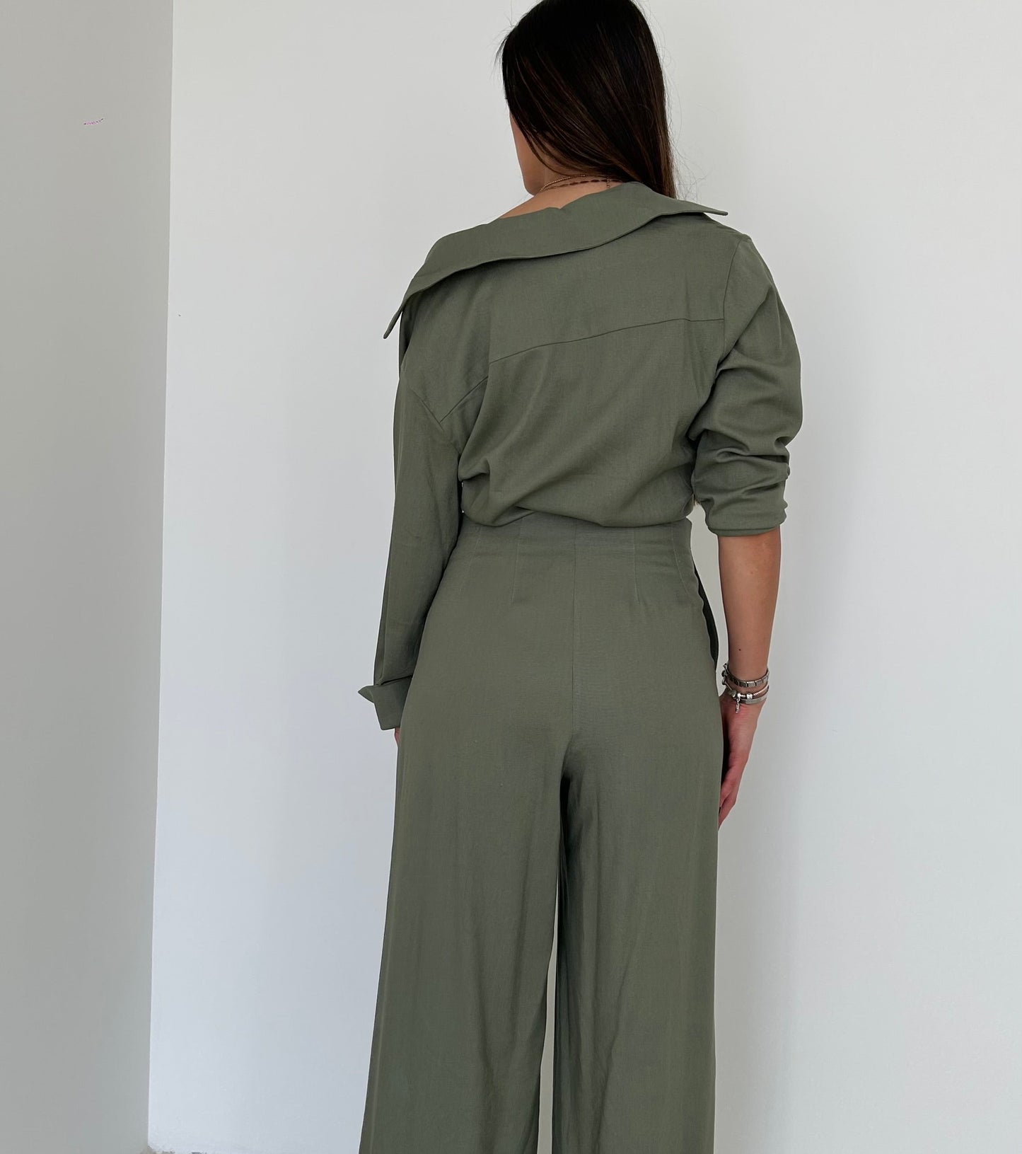 SET VERDE CAMISA Y PANTALON